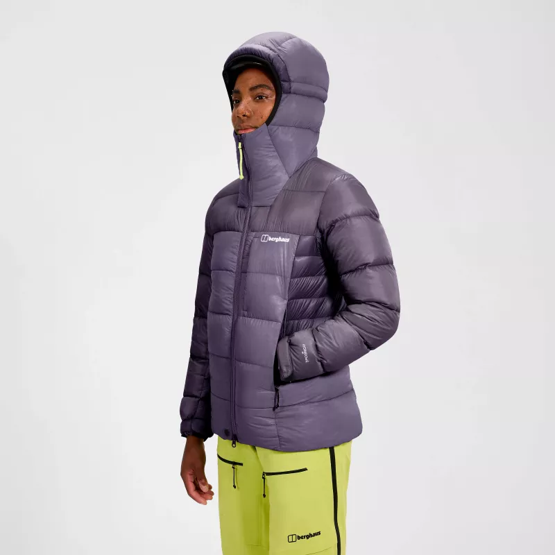 Berghaus MTN Arete Ultra Down Hoody mujer - Purple Planet, talla M