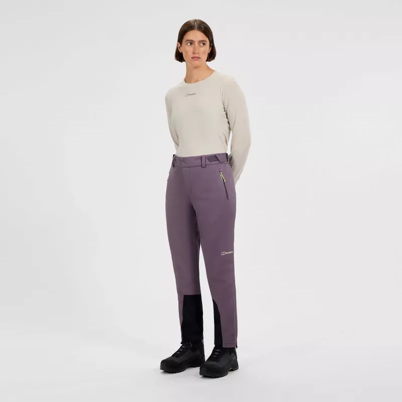 Berghaus Ridge-Roamer 3L WP Softshell Pant - Purple Planet (mujer, XS)