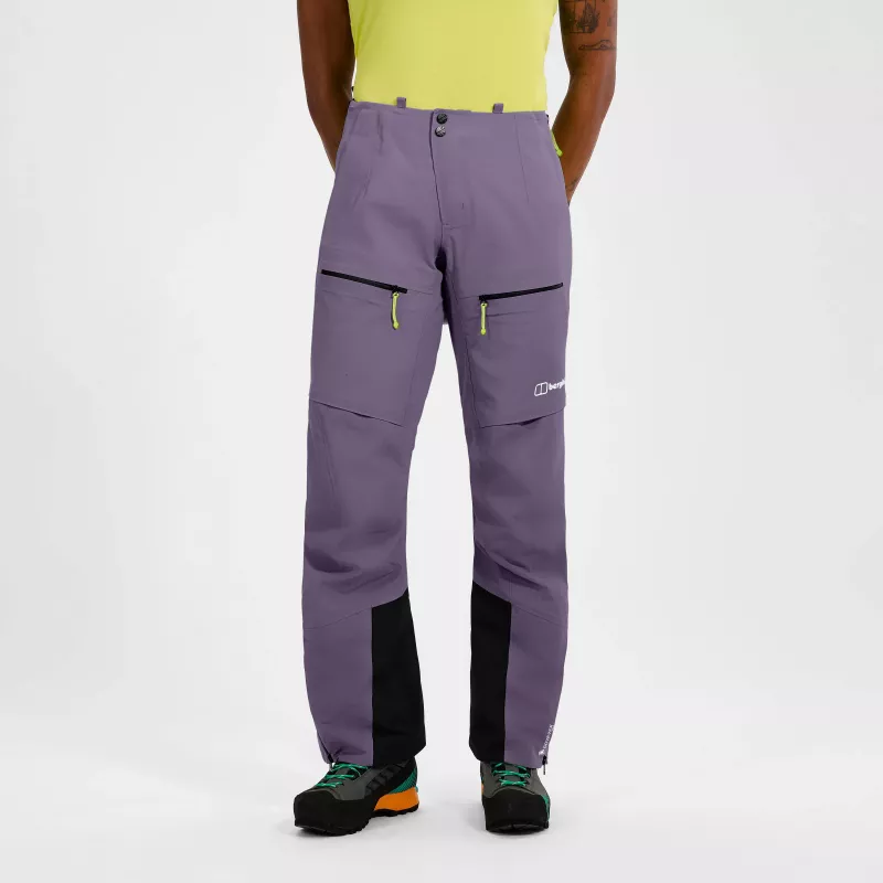 Berghaus Extrem Vanguard GTX Pant pantalón de montaña hardshell mujer - Planet Purple, talla L