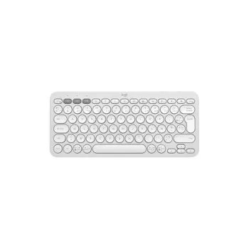 Logitech Pebble Keys 2 K380s teclado inalámbrico, Tonal White