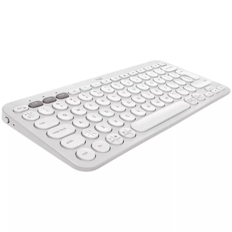Logitech Pebble Keys 2 K380s teclado inalámbrico, Tonal White