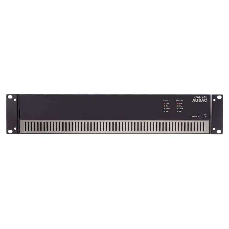 AUDAC CAP248 amplificador de 2.0 canales negro