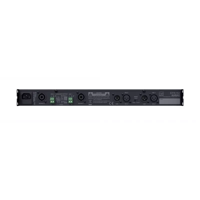AUDAC EPA152 Amplificador de audio 2.0 canales negro