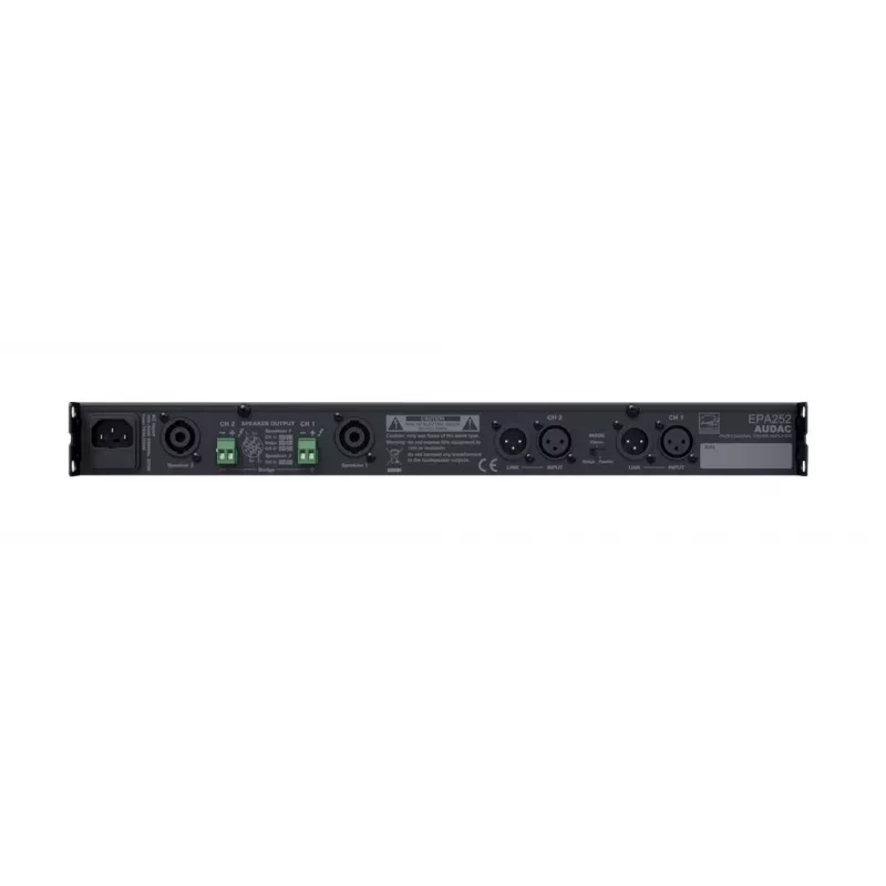 AUDAC EPA252 Amplificador de audio 2.0 canales negro