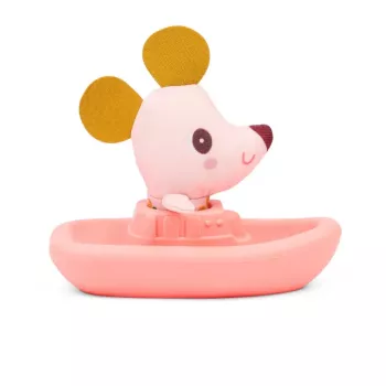 Lilliputiens juguete de baño barco con Nina la Ratona de peluche 6m+