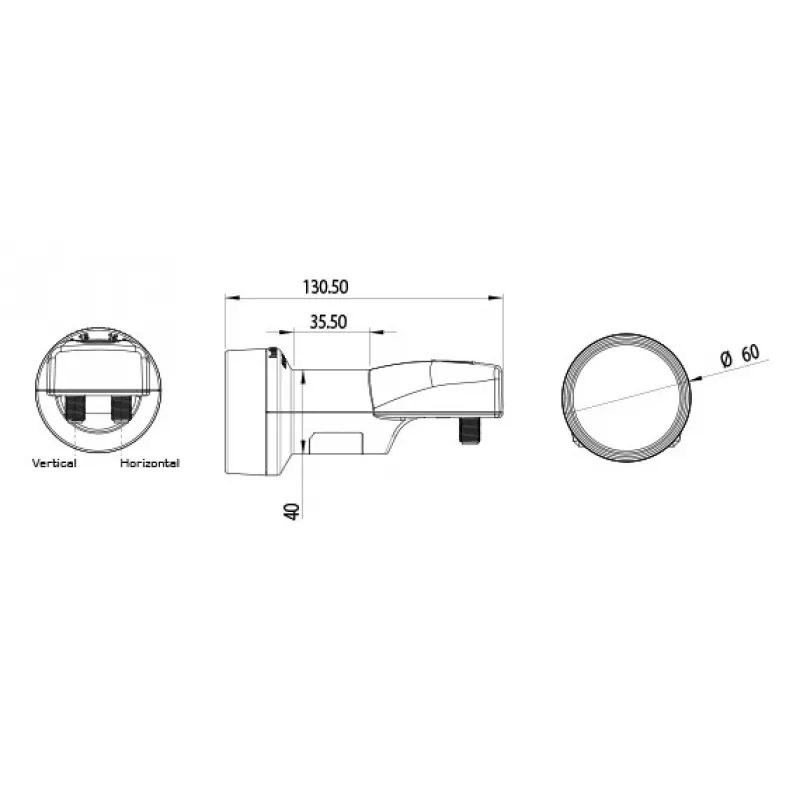 Inverto convertidor LNB de banda ancha 2 salidas 10,7-12,75 GHz