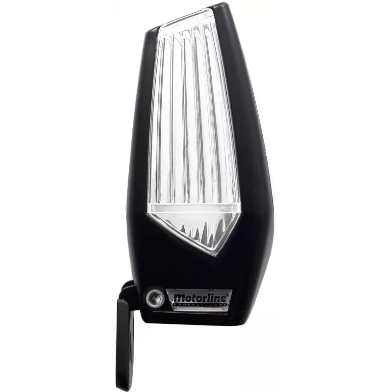 Motorline MP105 luz de advertencia blanca LED 12-230V con soporte