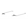 HP L52009-001 kit de bisagras para serie HP 15-DW/15-DY/15-DA/15-DB/250 G7/255 G7 - bisagra de pantalla izquierda y derecha - negro/plata