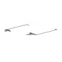 HP L52009-001 kit de bisagras para serie HP 15-DW/15-DY/15-DA/15-DB/250 G7/255 G7 - bisagra de pantalla izquierda y derecha - negro/plata