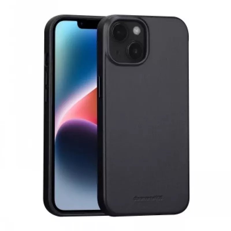 Funda trasera con MagSafe DBRAMANTE 1928 Roskilde para iPhone 14 - Negra