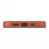Funda con MagSafe DBRAMANTE 1928 Roskilde para iPhone 15 Plus - Tan