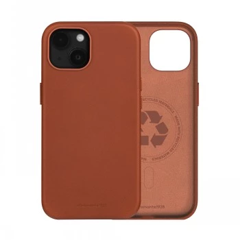 Funda con MagSafe DBRAMANTE 1928 Roskilde para iPhone 15 Plus - Tan