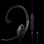Headset on-ear con cable Sennheiser ADAPT 100 con micrófono con cancelación de ruido, USB-A, Negro