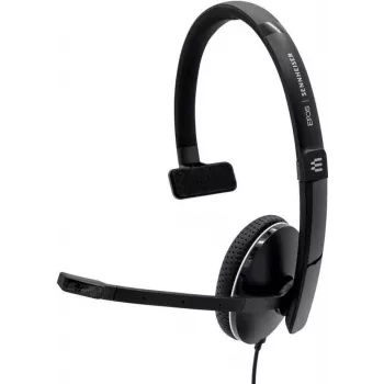 Headset on-ear con cable Sennheiser ADAPT 100 con micrófono con cancelación de ruido, USB-A, Negro