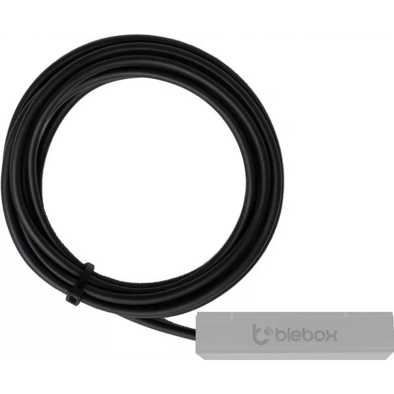 BleBox openSensor White 2m - Sensor inalámbrico de puerta/ventana, contacto magnético WiFi, cable de 2m