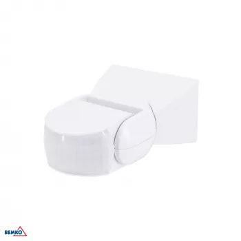 BEMKO detector de movimiento PIR 1200W 180° IP65 blanco