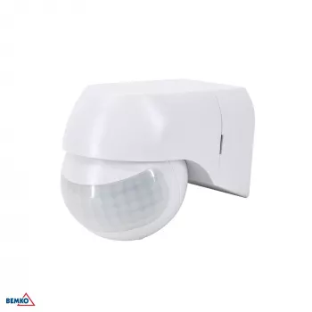 BEMKO detector de movimiento PIR 800W 180° blanco