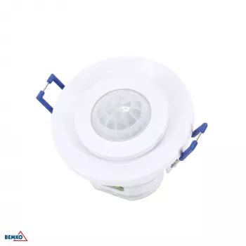 BEMKO detector de movimiento PIR 800W 360° blanco empotrado