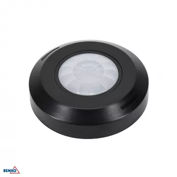 BEMKO Detector de movimiento PIR 200W/400W 360° Negro