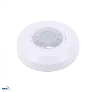 BEMKO Detector de movimiento PIR 200W/400W 360° Blanco