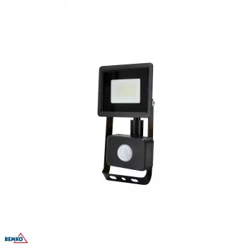 KAFLER KASTEL Proyector LED 10W 4000K 800lm IP65 Negro con sensor PIR