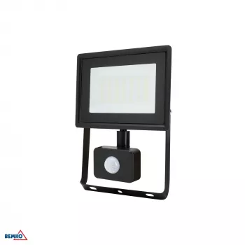 KAFLER KASTEL Proyector LED 30W 4000K 2520lm IP65 Negro con sensor PIR