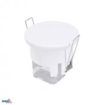 BEMKO Detector de movimiento por microondas 360° IP54 empotrado blanco