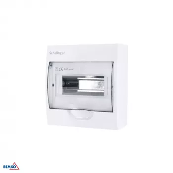 SCHELINGER A80-RDN-IP40-NPE-08P Cuadro de distribución de superficie IP40 8N+8PE 1x8P