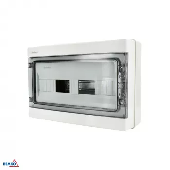 SCHELINGER A80-RHN-IP65-NPE-18P Cuadro de distribución de superficie IP65 18N+18PE 1x18P gris