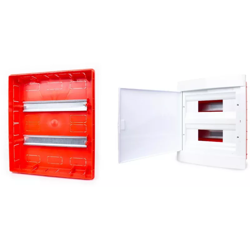 ADELID RM-PT-24P Cuadro de distribución empotrado 24 módulos (2x12) IP40 IK07