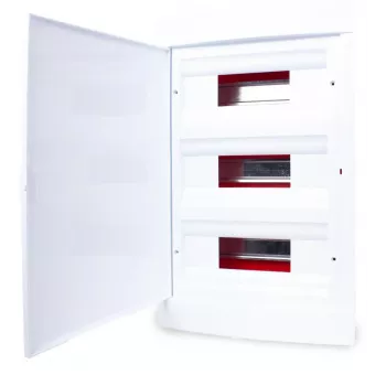 ADELID RM-PT-36P Cuadro de distribución empotrado 36 módulos (3x12) blanco