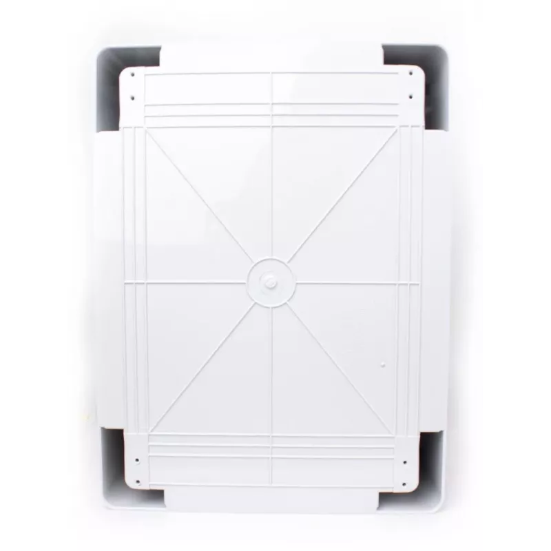 ADELID Caja de distribución eléctrica ABS IP65 300x400x170mm gris claro RAL7035