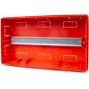 ADELID RM-PT-18P Distribuidor empotrado 18 módulos 2x9 puerta de cristal ahumado transparente