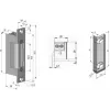 SCOT ES-S12DCN PROFI cerradero eléctrico simétrico de bajo consumo