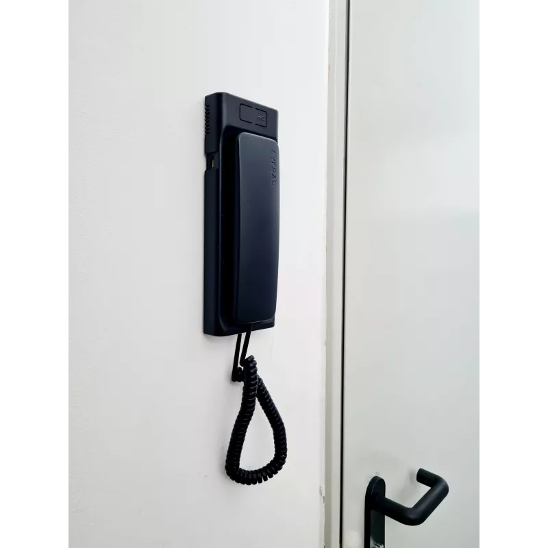 CYFRAL Baltic 5P Negro Auricular de portero automático de 4,5,6 hilos