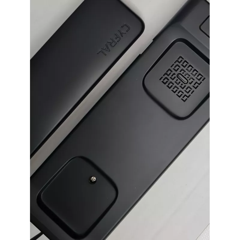 CYFRAL Baltic 5P Negro Auricular de portero automático de 4,5,6 hilos