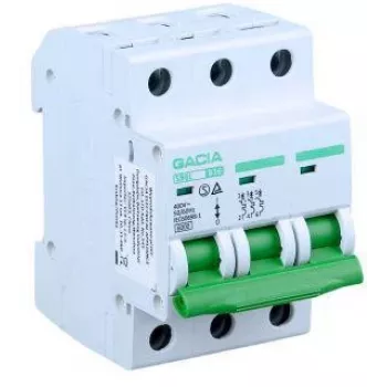 GACIA SB6L B 3P 50A 6kA Interruptor automático modular MCB 3 polos curva B 50A