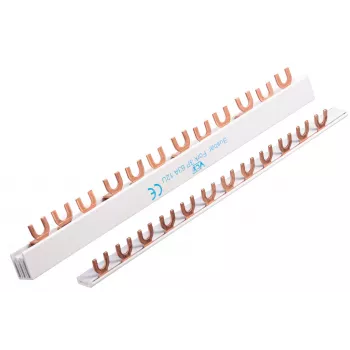 VCX SZD63A 3F 18X3M Barra de distribución de 63A 3 polos 54 módulos 3 fases gris