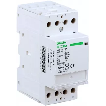 GACIA HC 4P/25A 4NO 230V Contactor modular
