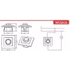 VCX WESA LC 36A regulador de intensidad LED rotativo 200/600W blanco