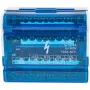 VCX BLK 411 bloque de distribución de 4 polos y 11 bornes 100A 1000V gris