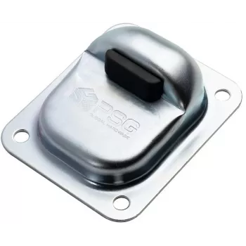 Tope de puerta atornillable PSG 61.092.OG (120x100/H43) con tope de goma