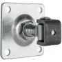PSG 61.019 bisagra soldable regulable con placa de montaje 100x100x4mm - rosca M20