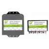 AXING SUMATOR DIGISAT QUAD+TV DQTC-104 multiswitch 8 entradas de satélite 1 entrada terrestre 4 salidas de usuario