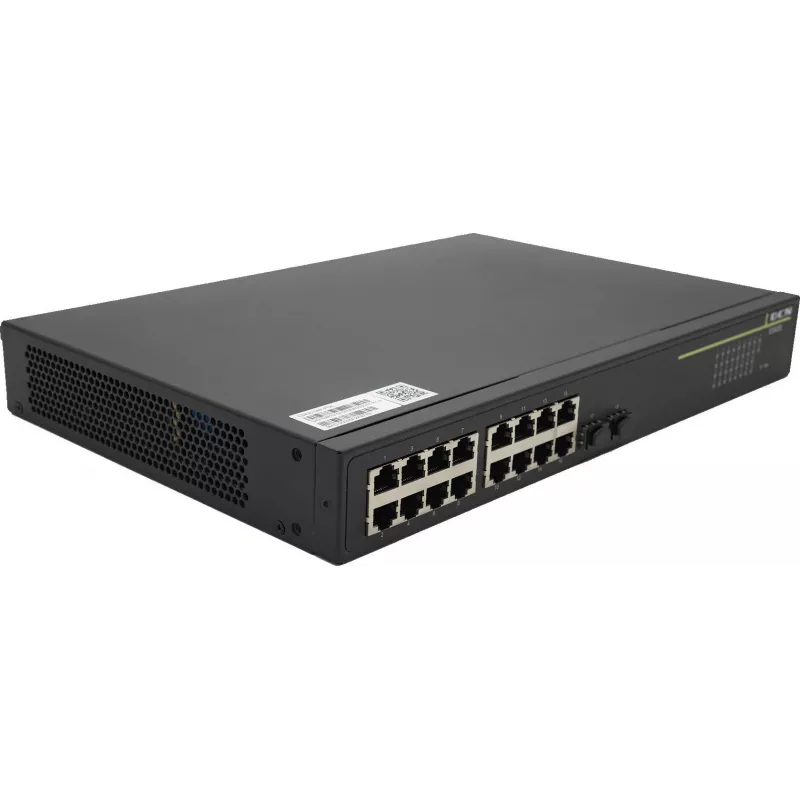 DCN ES430-18P-POE switch gestionado Layer 2 16x PoE+ 2x SFP 250W