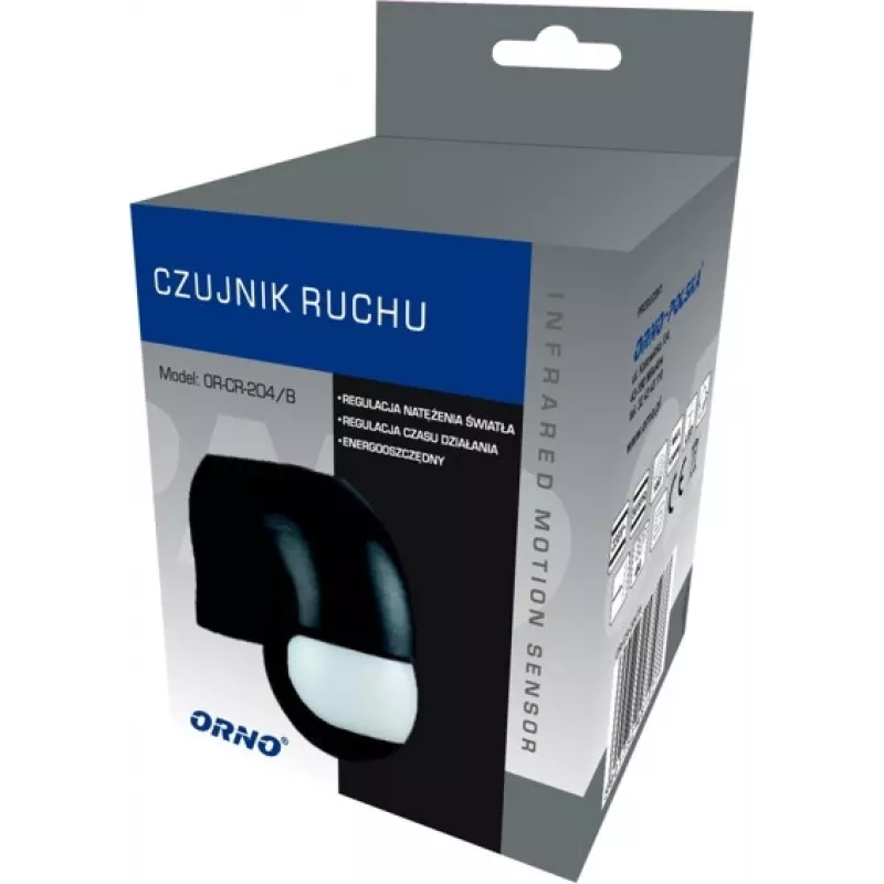 Detector de movimiento PIR ORNO OR-CR-204/W blanco