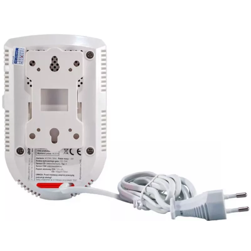 Detector de gas natural (metano, GNC, GNL) ORNO OR-DC-614 230V