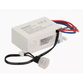 Sensor crepuscular MINI ORNO OR-CR-227 con sensor exterior, IP54