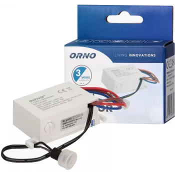 Sensor crepuscular MINI ORNO OR-CR-227 con sensor exterior, IP54