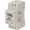 Temporizador digital ORNO OR-PRE-414, carril DIN, 230V AC, 16A, 1 canal